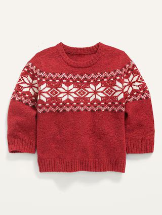Unisex Fair Isle Sweater for Baby | Old Navy (US)