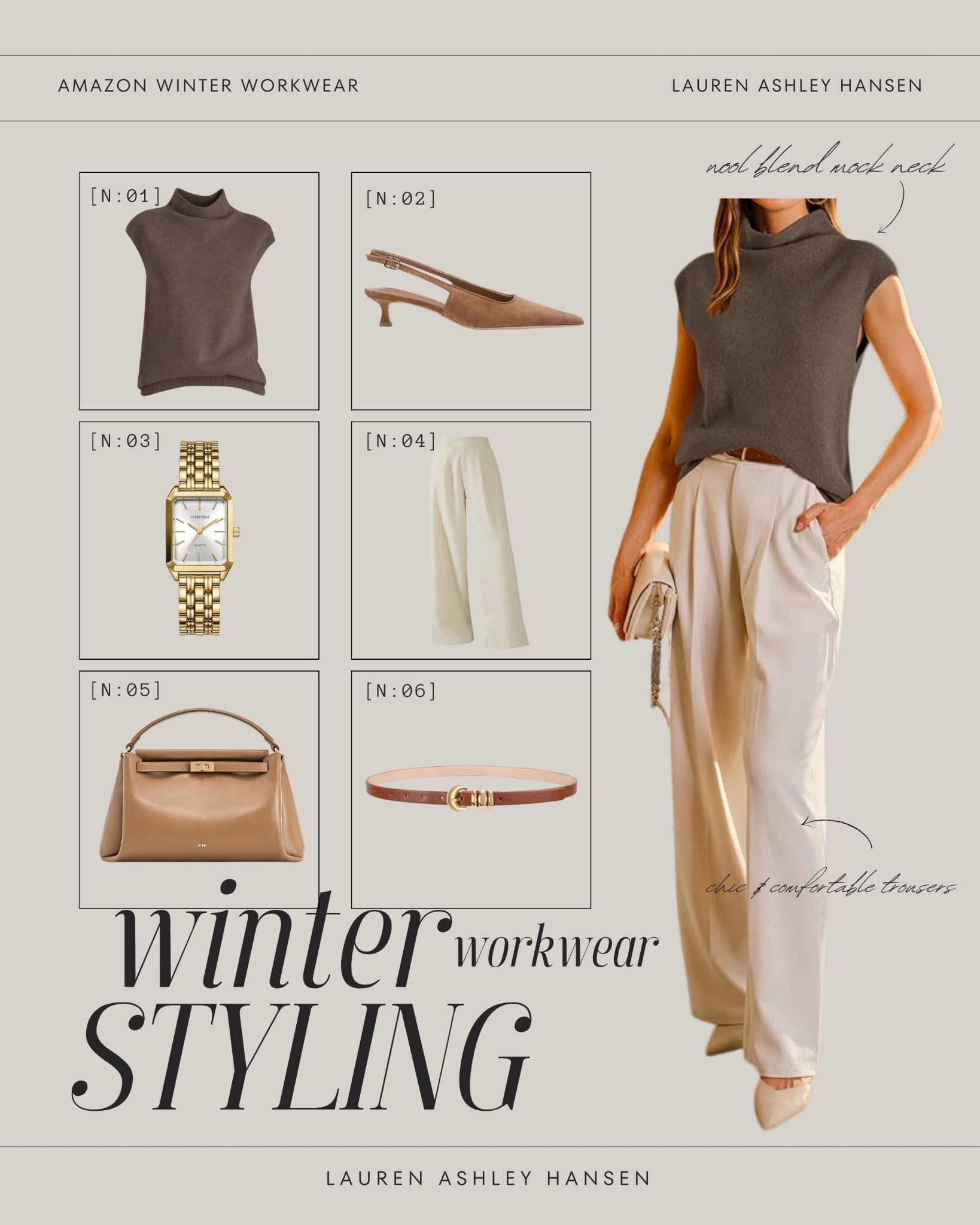 Just because it’s winter and just because you have to go into the office doesn’t mean you can’t look chic! I love this brand on Amazon and all of their stunning yet very affordable pieces. Obsessed! 

#LTKootd #LTKgrwm