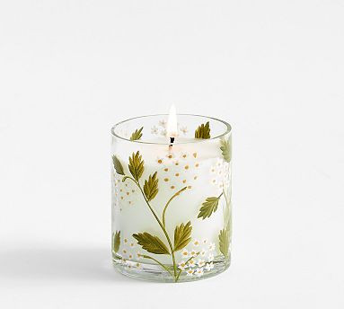 Hand Painted Flower Scent Collection - White Floral &amp; Amber | Pottery Barn (US)