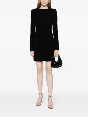 crepe virgin-wool blend minidress | Farfetch Global