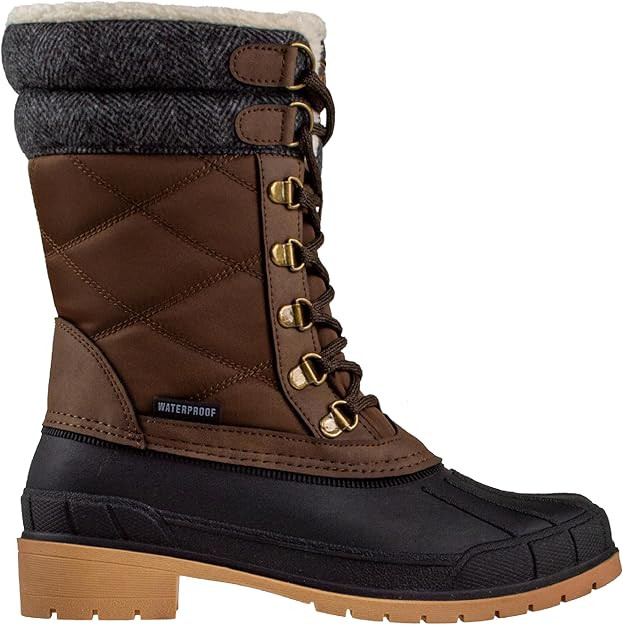 Ice Fields Everly Tall Snow Winter Boots for Women, Warm, Insulated, Fleece Lined, Waterproof She... | Amazon (US)