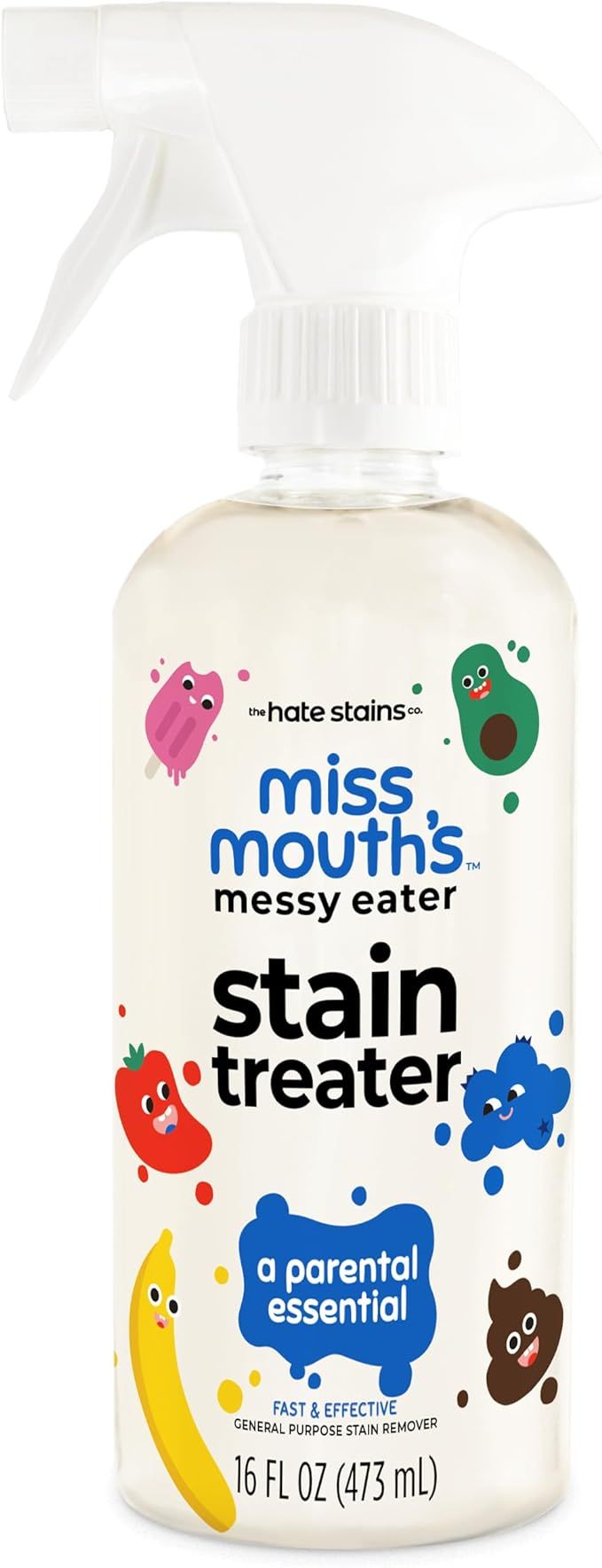 Miss Mouth's Messy Eater Stain Treater Spray - 16oz Stain Remover - Newborn & Baby Essentials - N... | Amazon (US)