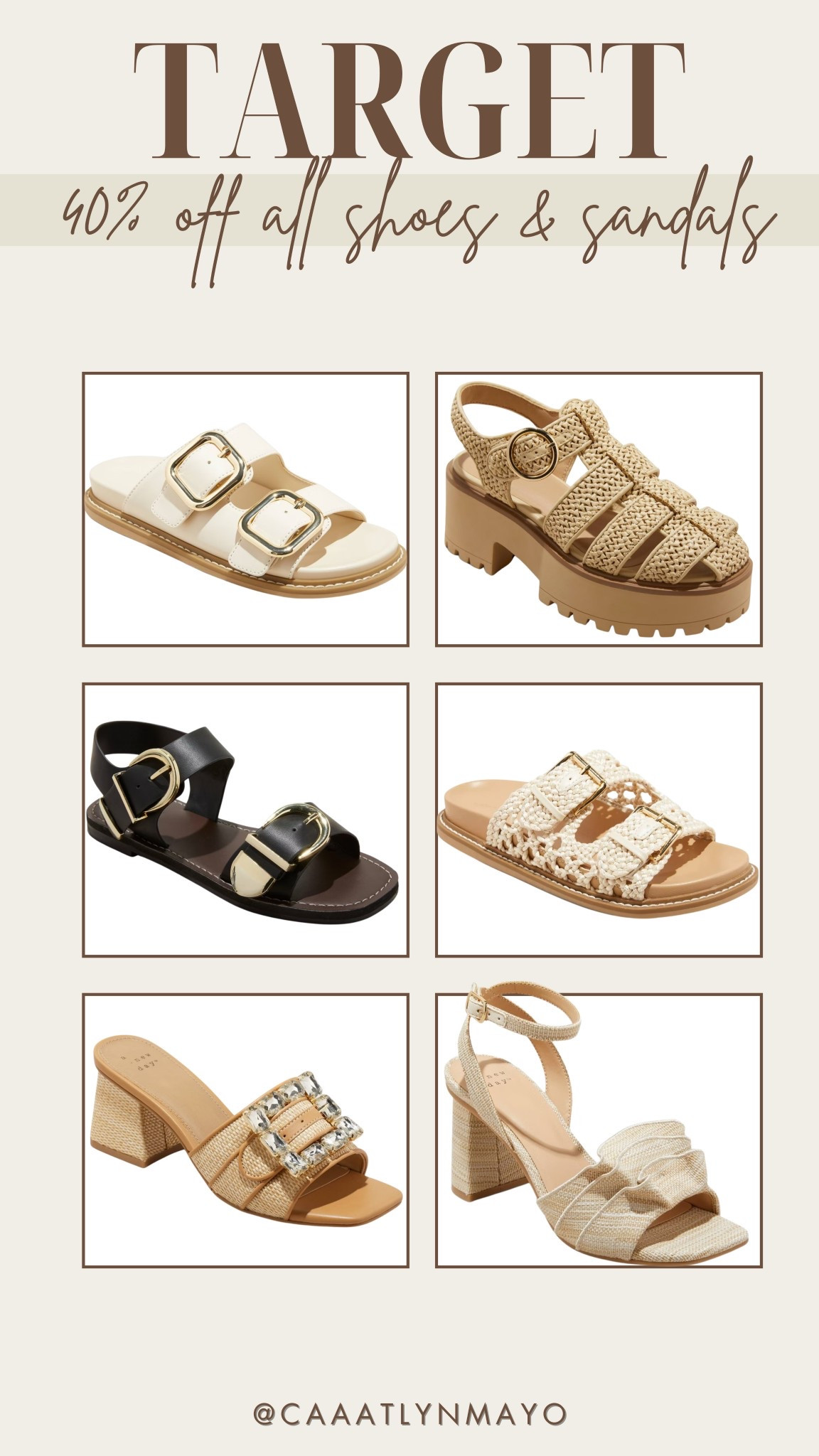 Target Circle Week: All shoes & sandals are 40% off!! 

#LTKShoeCrush #LTKSaleAlert #LTKFindsUnder50