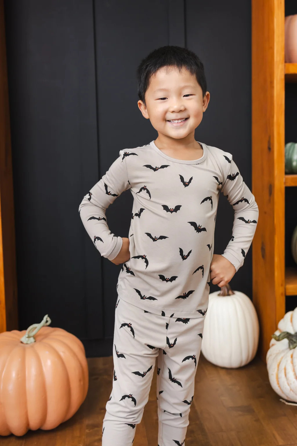 Long Sleeve Pajamas in Bats | Kyte Baby