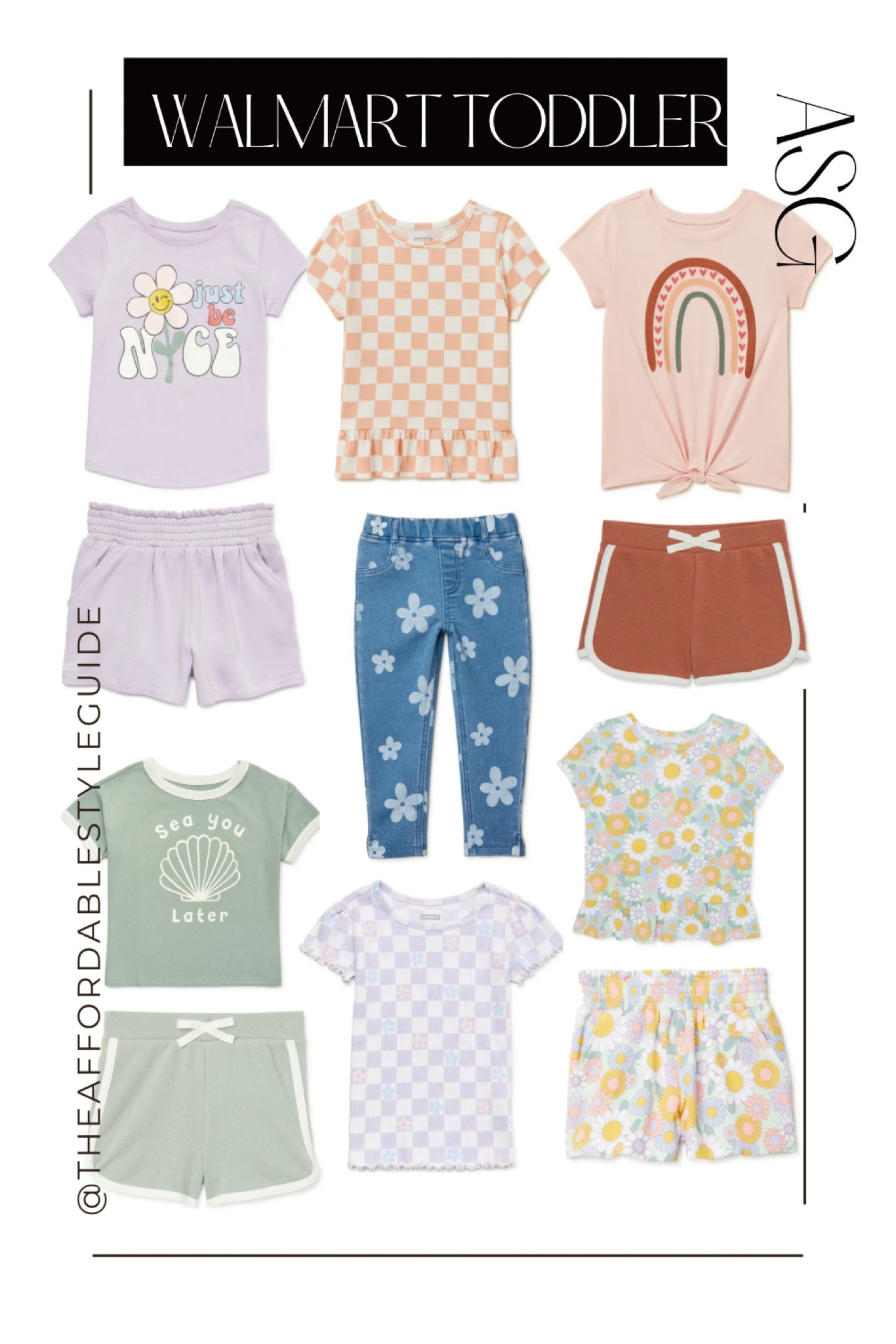 Walmart toddler girl spring fashion outfits! 

#LTKunder50 #LTKkids