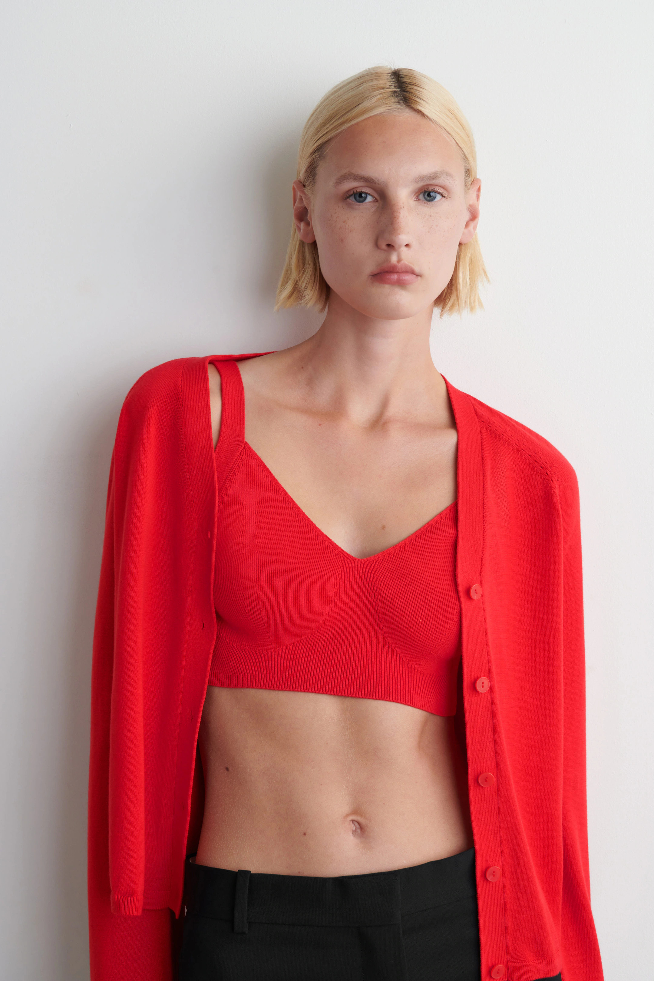 KNITTED COTTON BRALETTE | COS (EU)