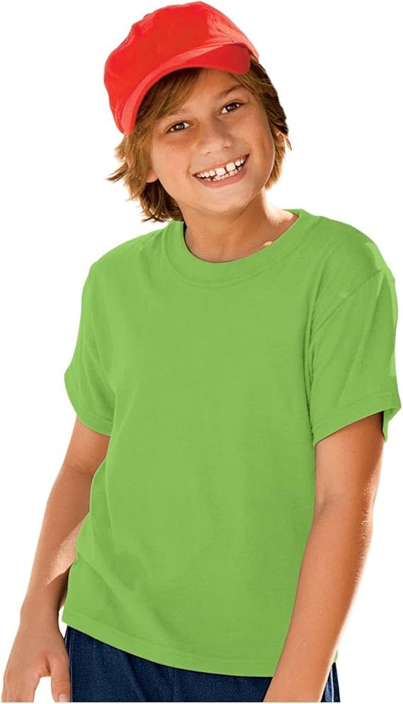 Hanes Youth Short Sleeve ComfortBlend T-Shirt | Amazon (US)