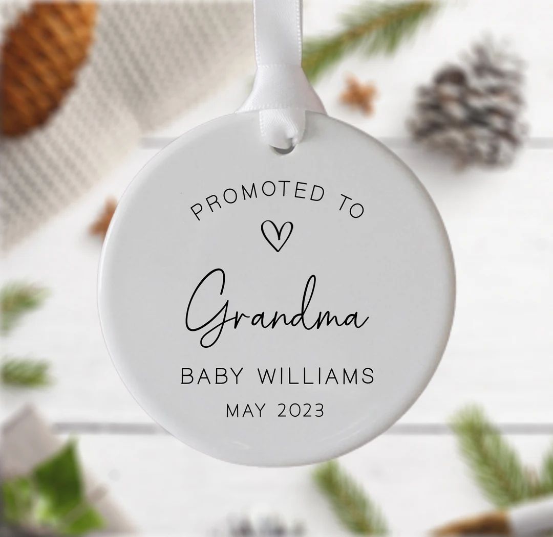 Grandma Gift, Pregnancy Announcement to Grandparents, Mother's Day Gift, Personalized, New Grandma G | Etsy (US)