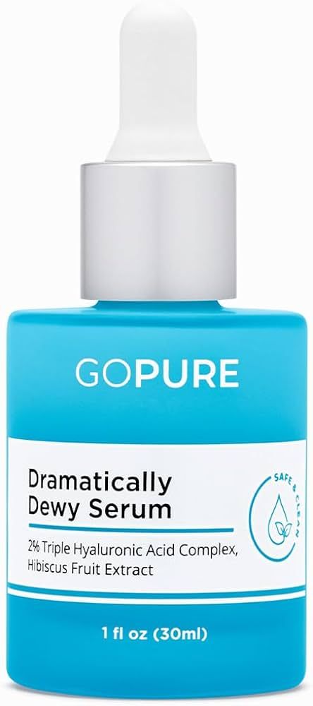 goPure Hyaluronic Acid Dramatically Dewy Serum - Hyaluronic Acid Serum for Face in a Nourishing F... | Amazon (US)