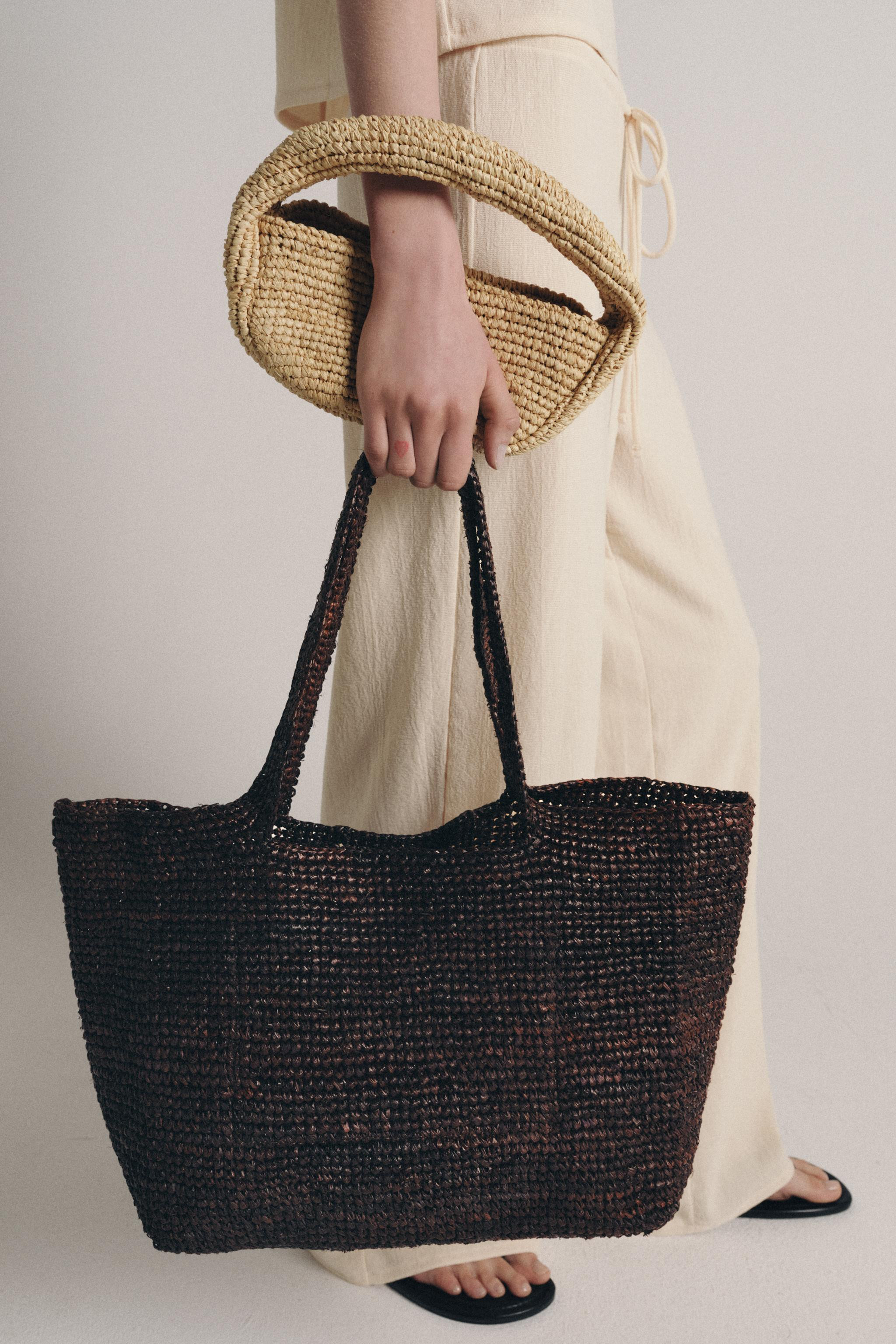 RAFFIA TOTE BAG | Zara UK