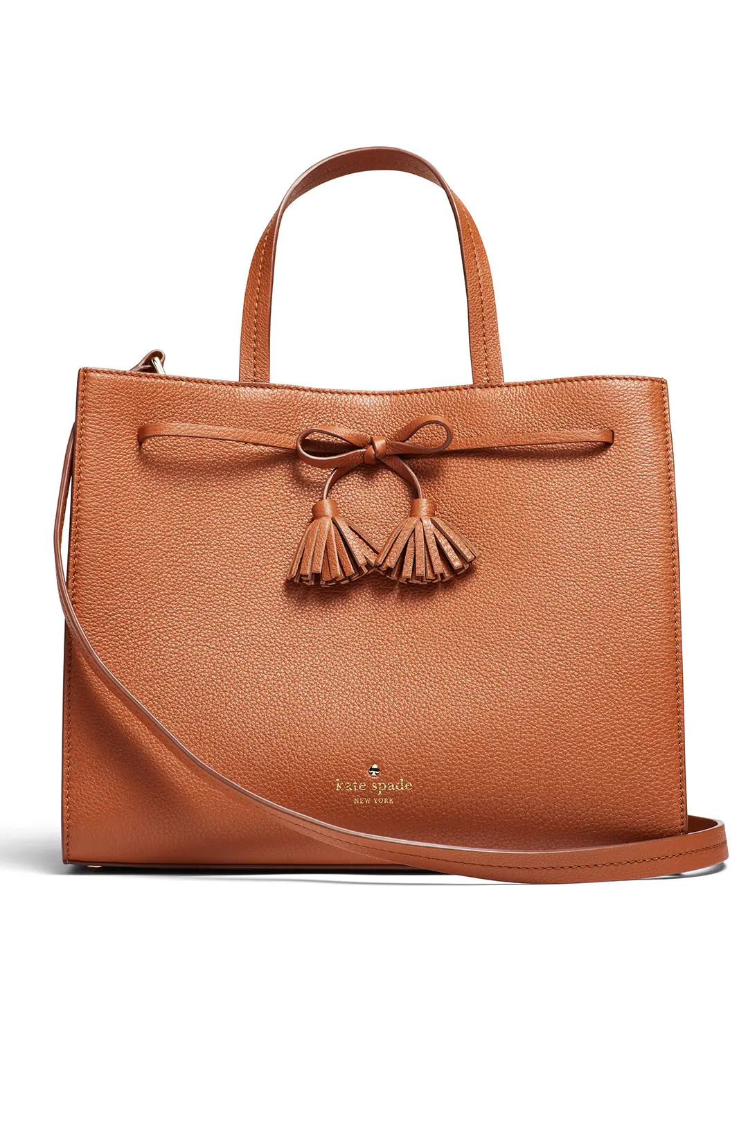 kate spade new york accessories Cognac Hayes Street Bag | Rent The Runway
