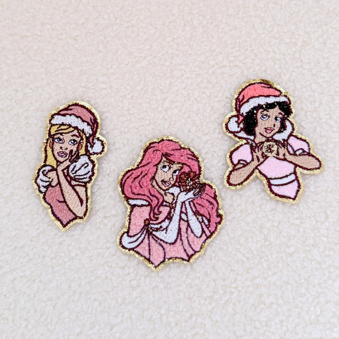 Holiday Princess Patch | Iron on Patch | Fanny Pack Patches | Disney Patch | Christmas Patch - Et... | Etsy (US)