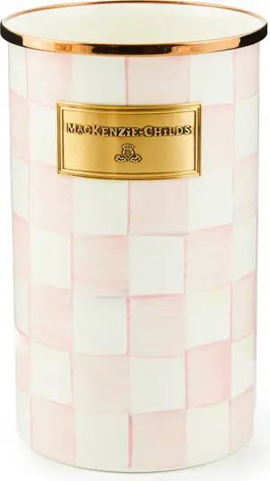 MACKENZIE CHILDS Rosy Check Utensil Holder | Nordstrom | Nordstrom