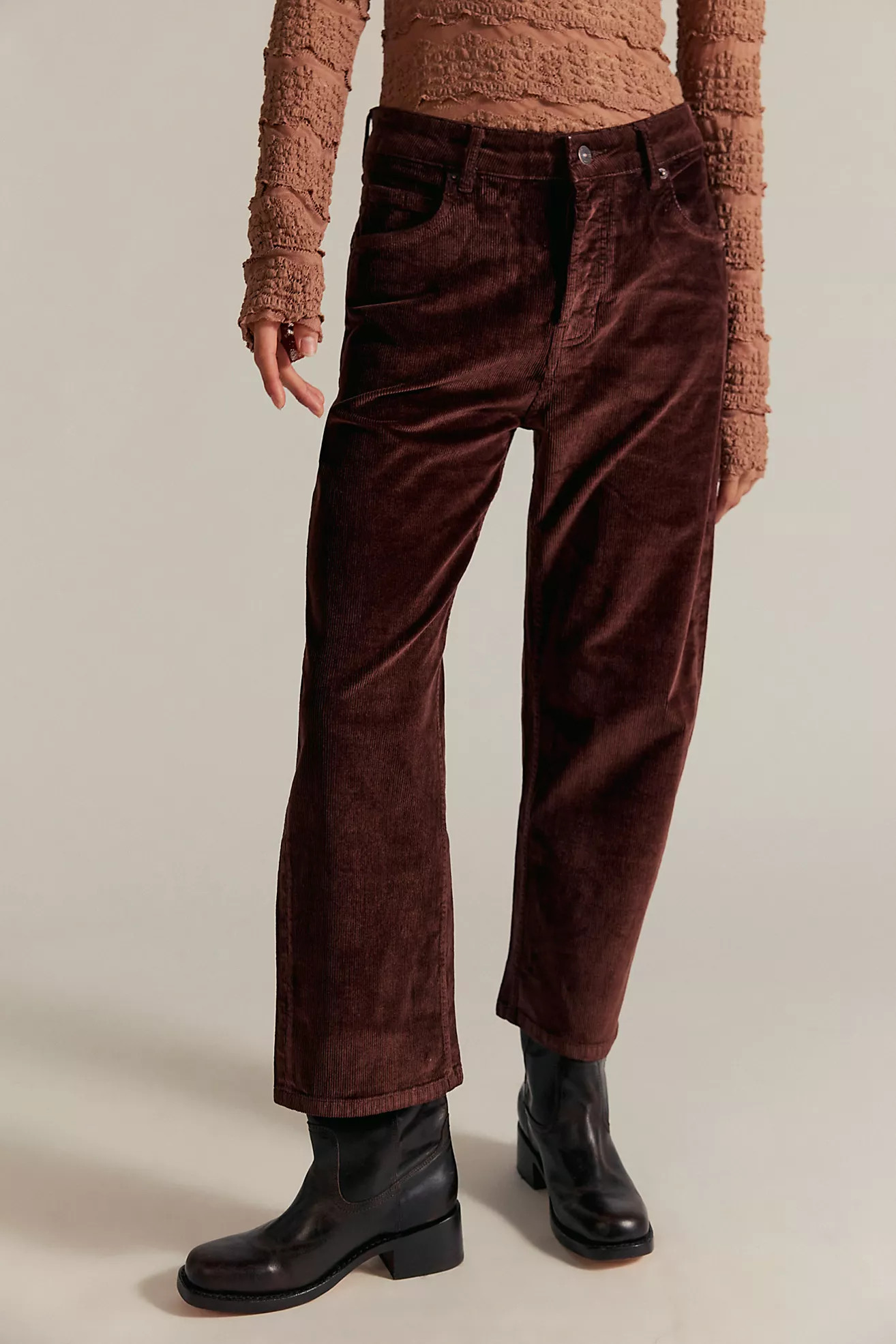 We The Free Deep Trance Dropped Corduroy Jeans | Free People (Global - UK&FR Excluded)