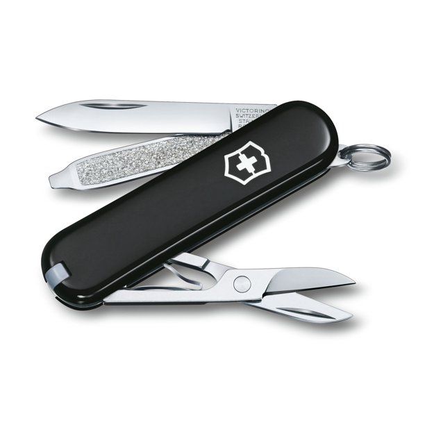 Victorinox Swiss Army Classic SD 7 Function Black Pocket Knife 0.6223.3-033-X2 | Walmart (US)