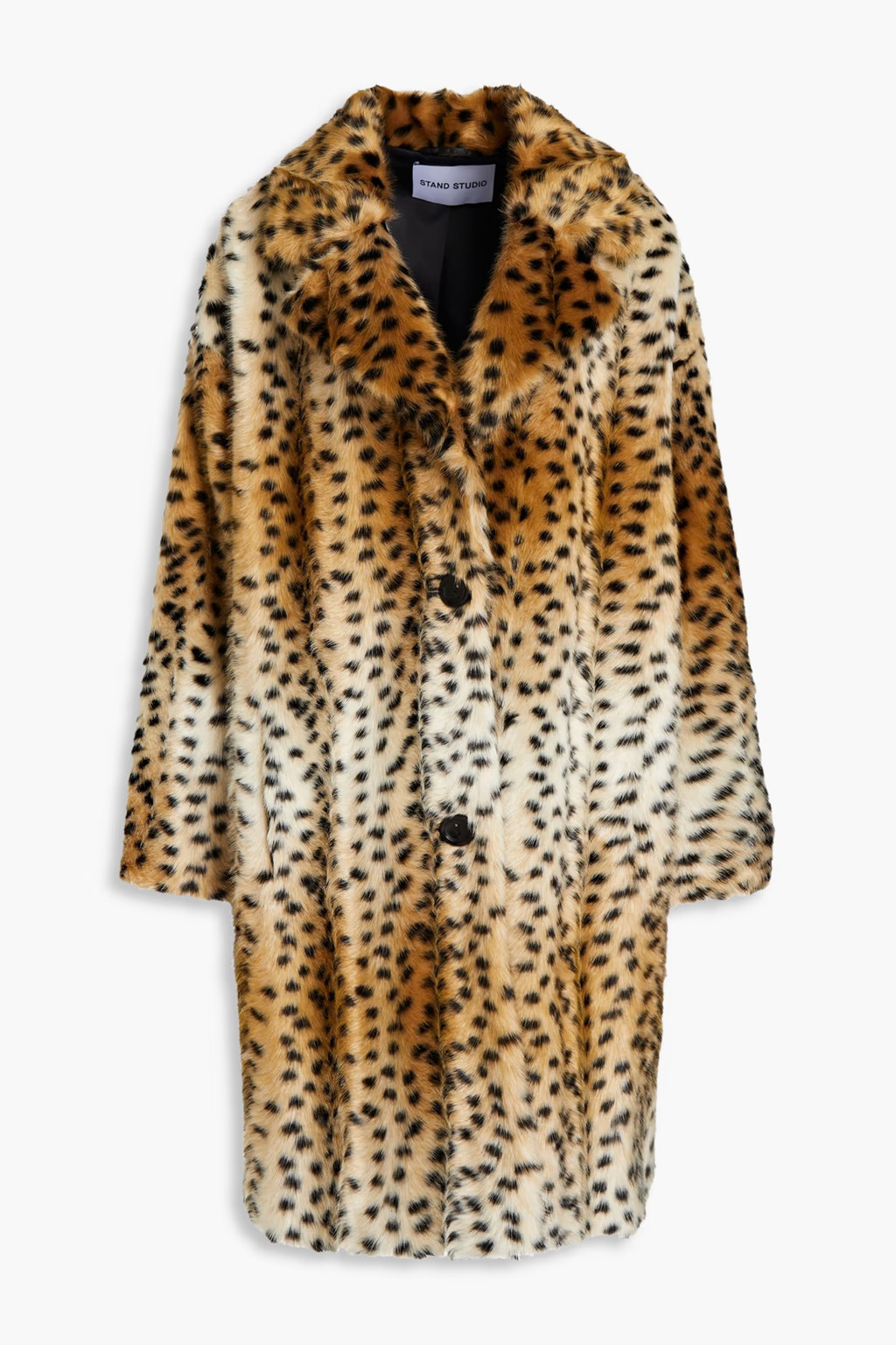 Minna leopard-print faux fur coat | The Outnet (US and CA)