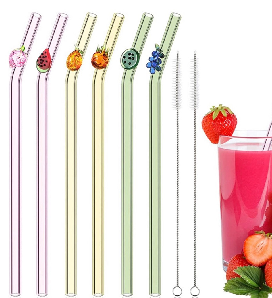 Glass Straws with Design,10 Pcs … curated on LTK