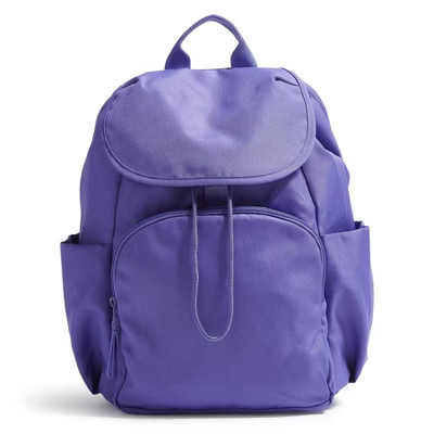 Vera Bradley Women's Outlet Lighten Up Essential Rucksack Backpack Purple Opulence | Target