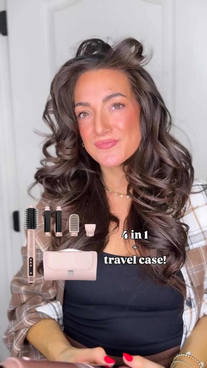 Comment NEED for the link! 👏 The easiest way to fake a professional blowout is this 4-in-1 tool!! Best part, it’s affordable 🙌 unlike a lot of other options!! This has replaced multiple tools for me and always gives the best results!!! #hairreel #hairstyletutorial #hairtipsandtricks #blowoutstyles #hairblowout