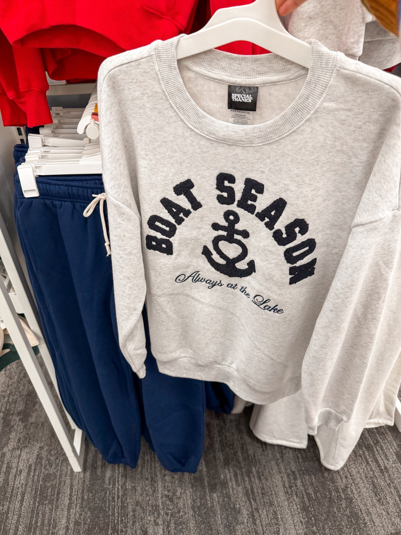 New graphic sweater and joggers! 
