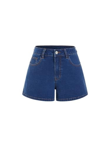 CIDER Womens Jean Shorts High Waisted Stretchy Jorts Denim Shorts Casual Summer Outfits | Amazon (US)