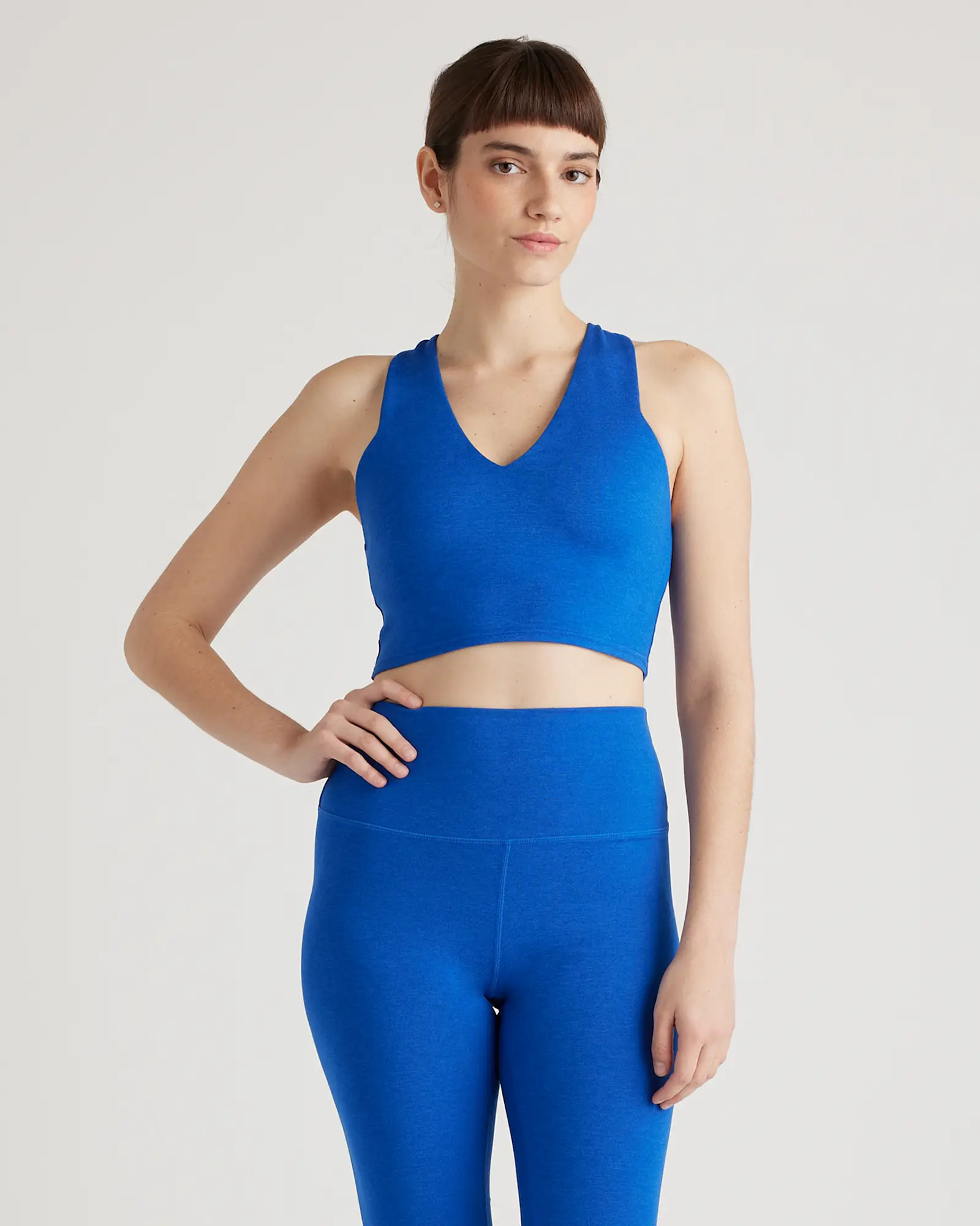 Ultra-Soft V-Neck Cropped Tank | Quince