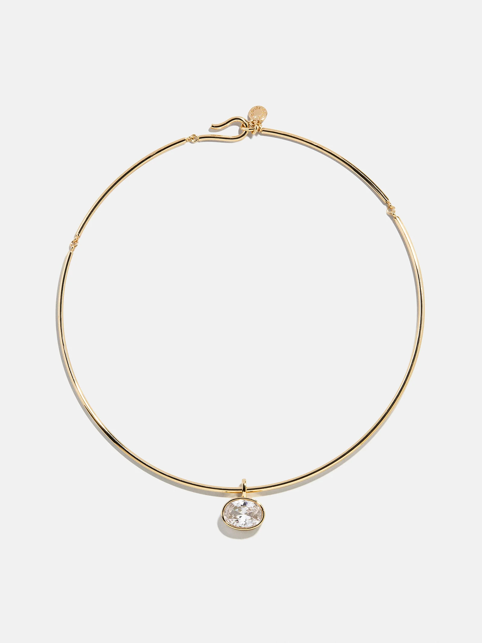 Lexi Crystal Collar Necklace - Gold/Pavé | BaubleBar