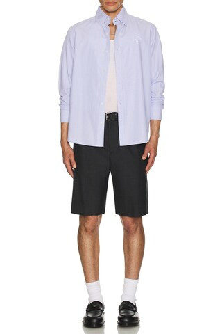 ALLSAINTS Fletcher Long Sleeve Shirt in Light Blue from Revolve.com | Revolve Clothing (Global)