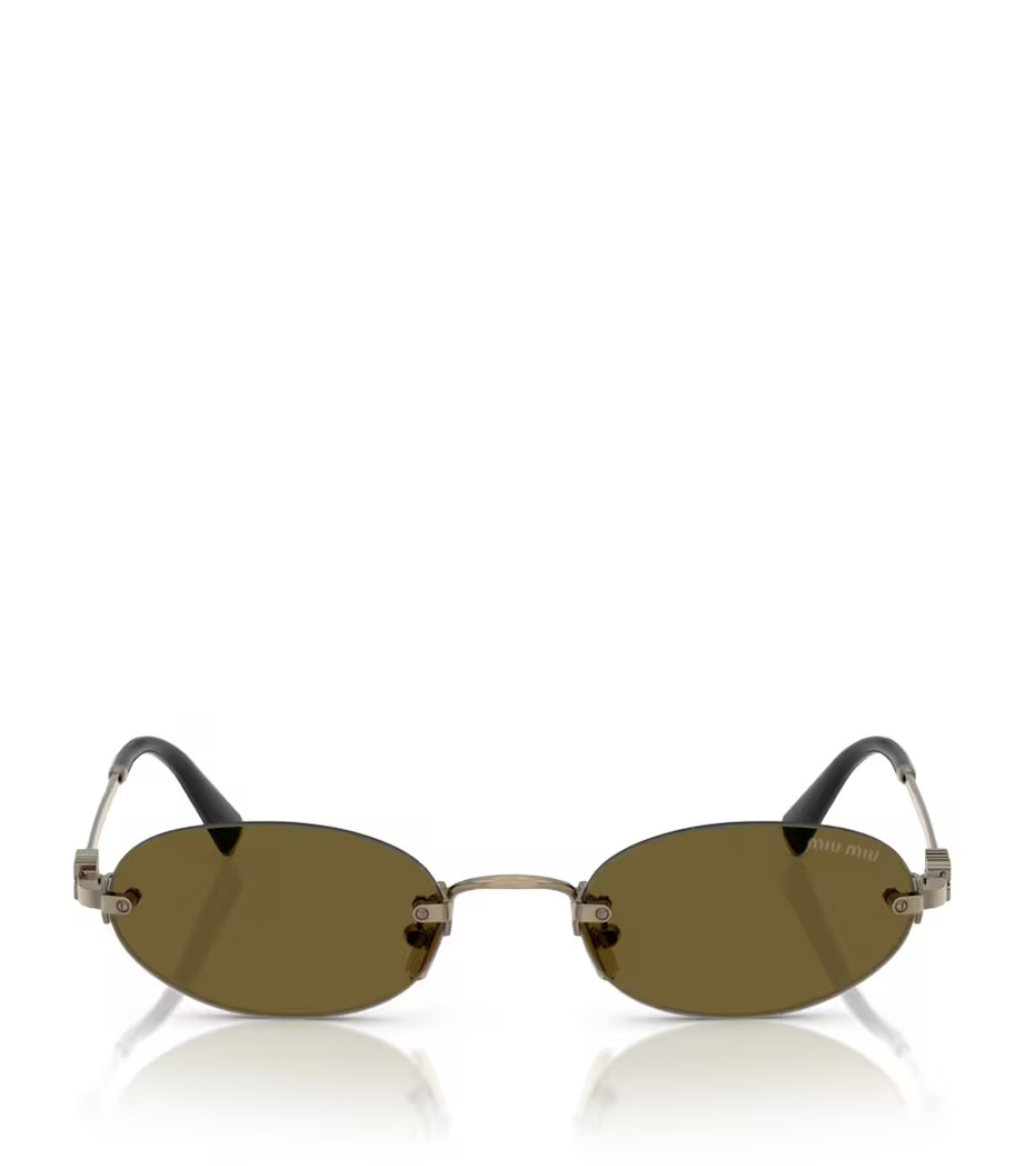 Metal Oval MUA54S Sunglasses | Harrods