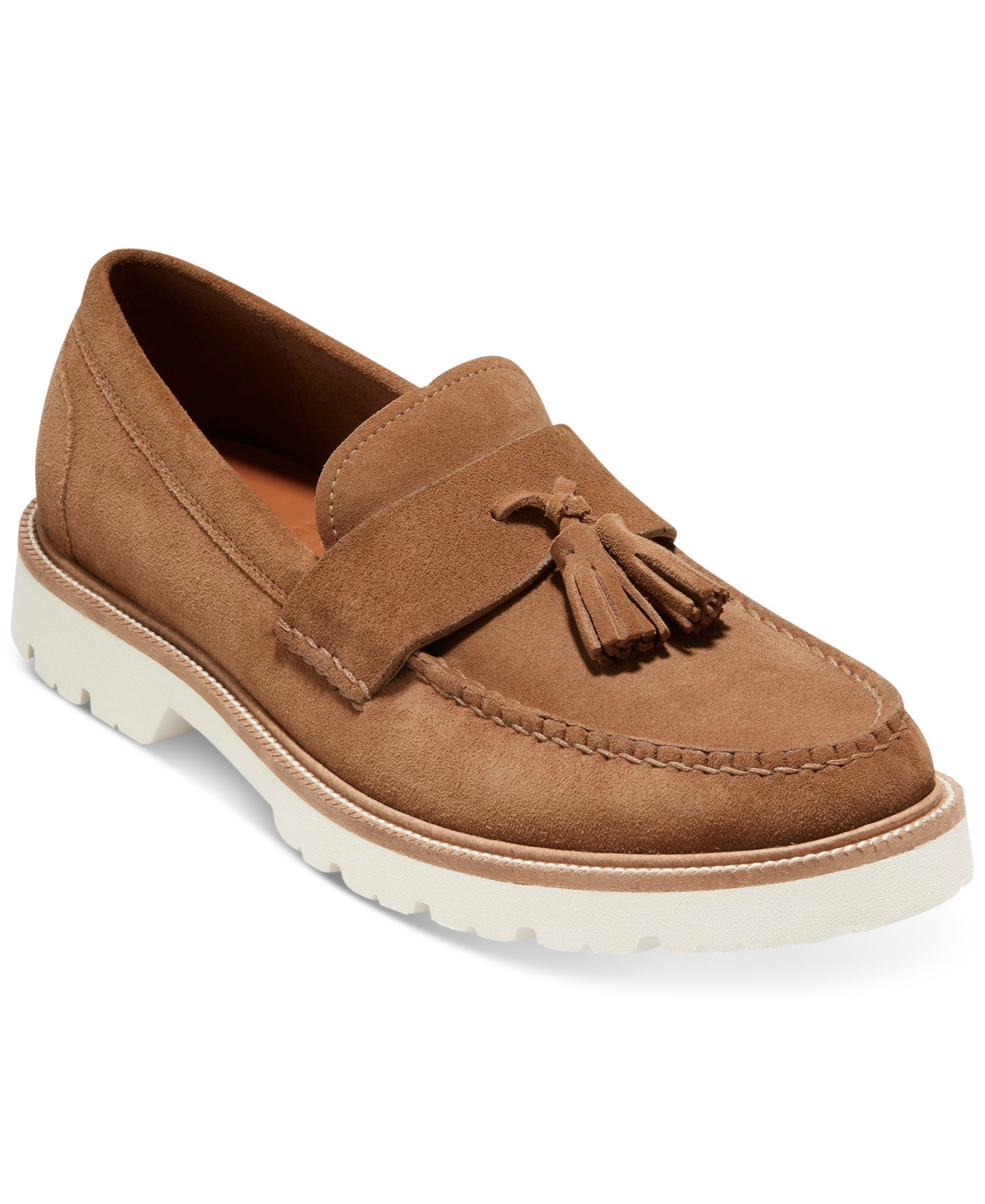 Cole Haan Men's American Classics Suede Tassel Loafer Men's Shoes | Macys (US)