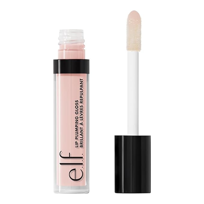 e.l.f. Lip Plumping Gloss, High-Shine Sheer Color, Hydrates & Creates Fuller Lips With Vitamin E,... | Amazon (US)