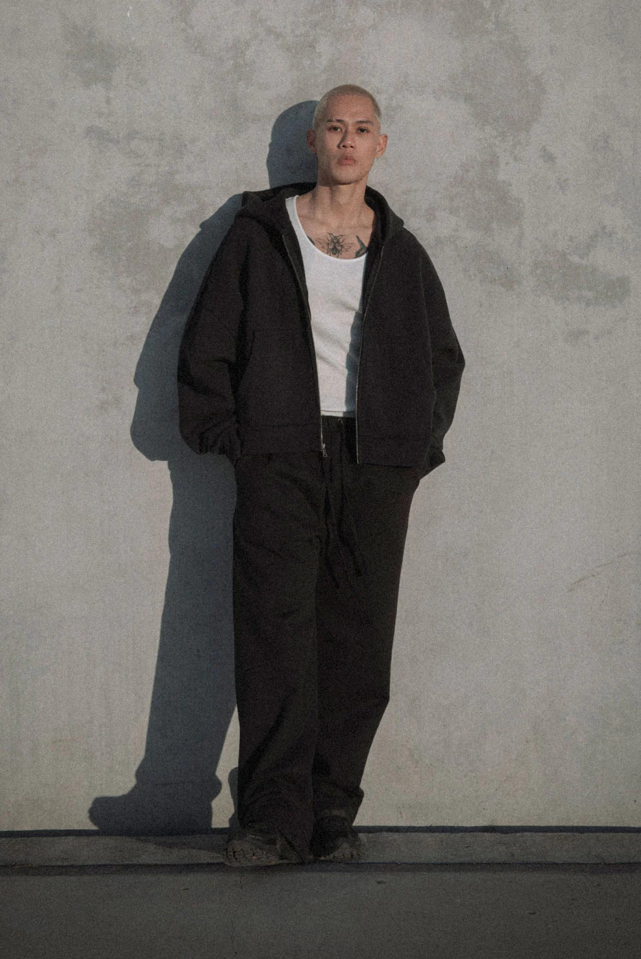 ZIP RECTANGLE HOODIE | Elwood Clothing