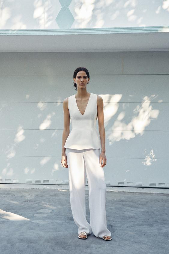 PEPLUM TOP ZW COLLECTION | Zara US