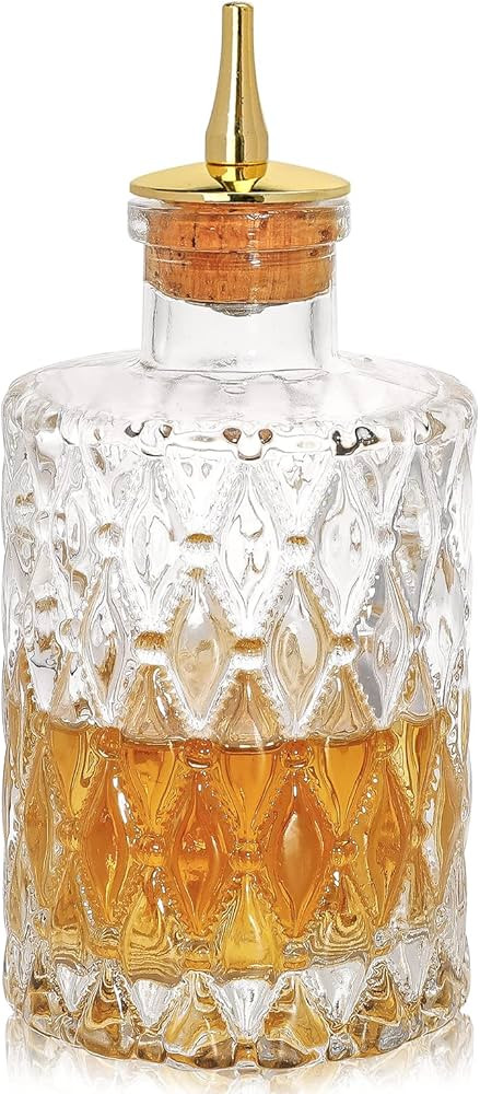 SuproBarware Bitter Bottle - 4oz/120ml Jewel Grain Bitter Bottle For Cocktail, 4oz/120ml, Metal D... | Amazon (US)