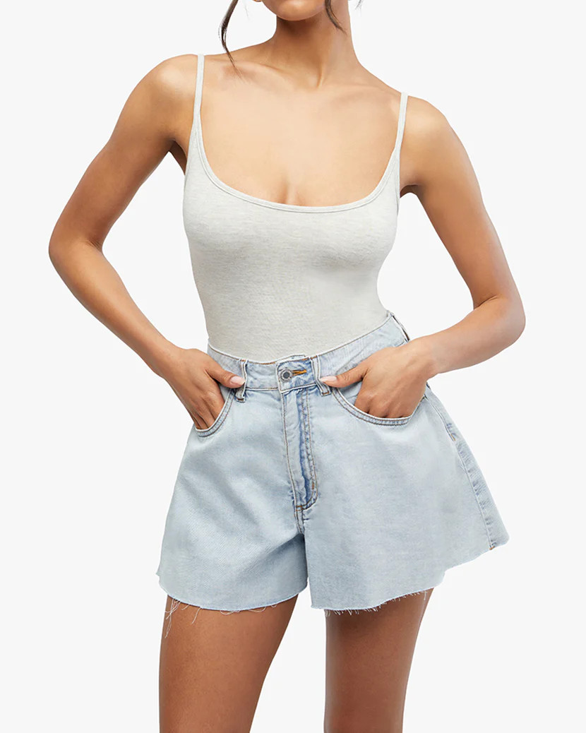 Scoop Cami Rayon Jersey Bodysuit | We Wore What