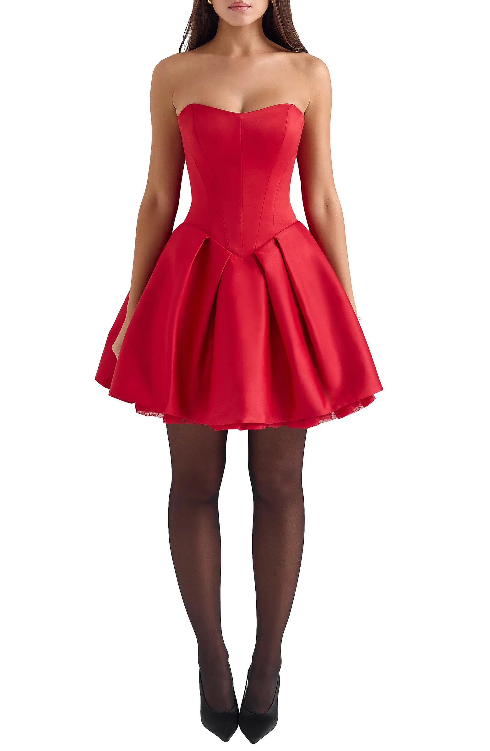 Salome Corset Strapless Minidress | Nordstrom