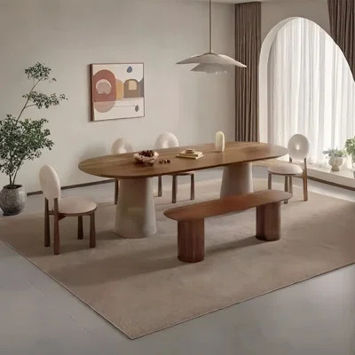 Nordic style oval dining table | Wayfair North America