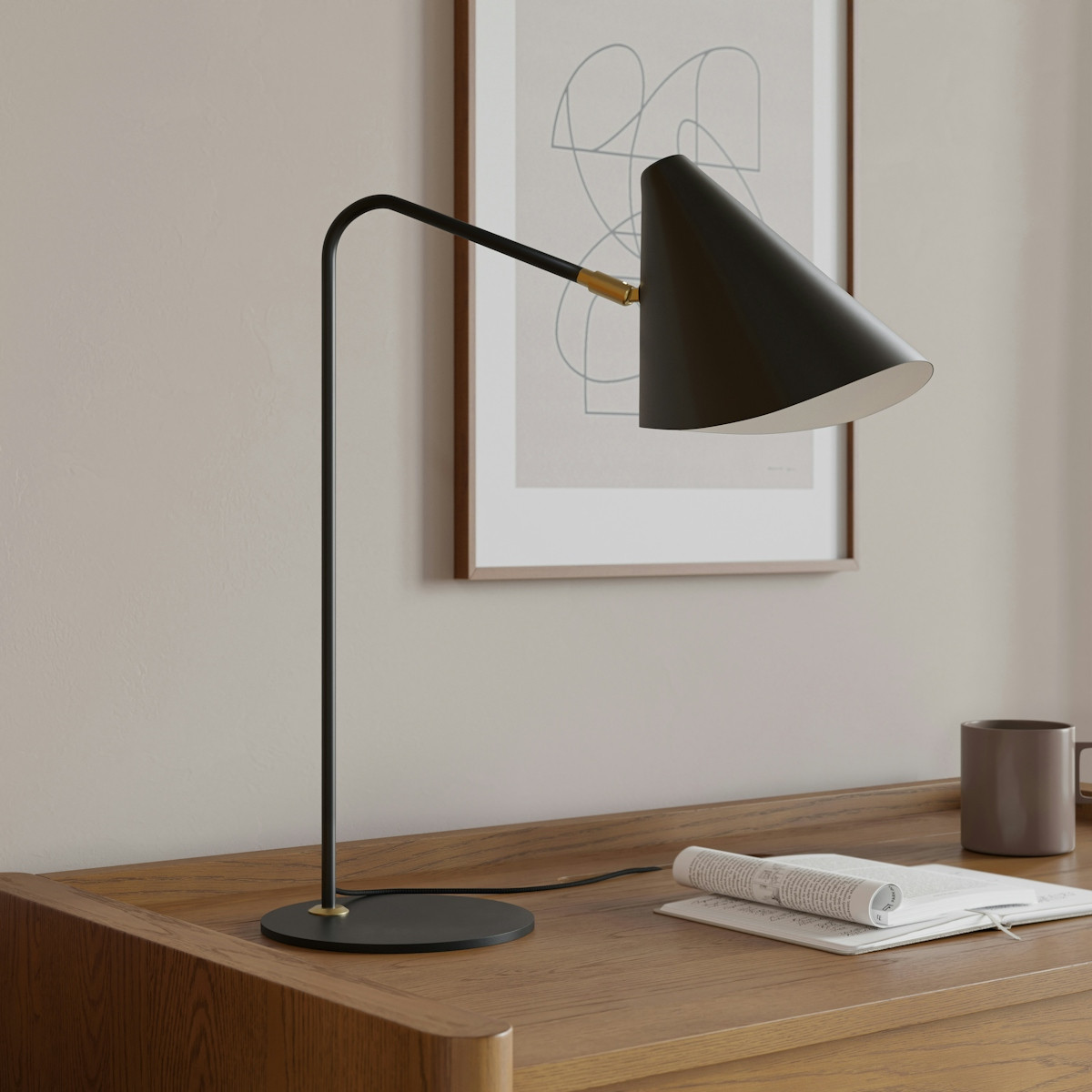 Kaye Table Lamp - Black | Article