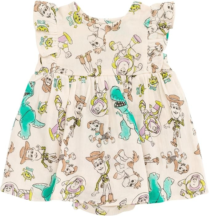Disney Toy Story Cotton Gauze Matching Family Outfit Dress & Romper & Shorts Set Newborn to Littl... | Amazon (US)