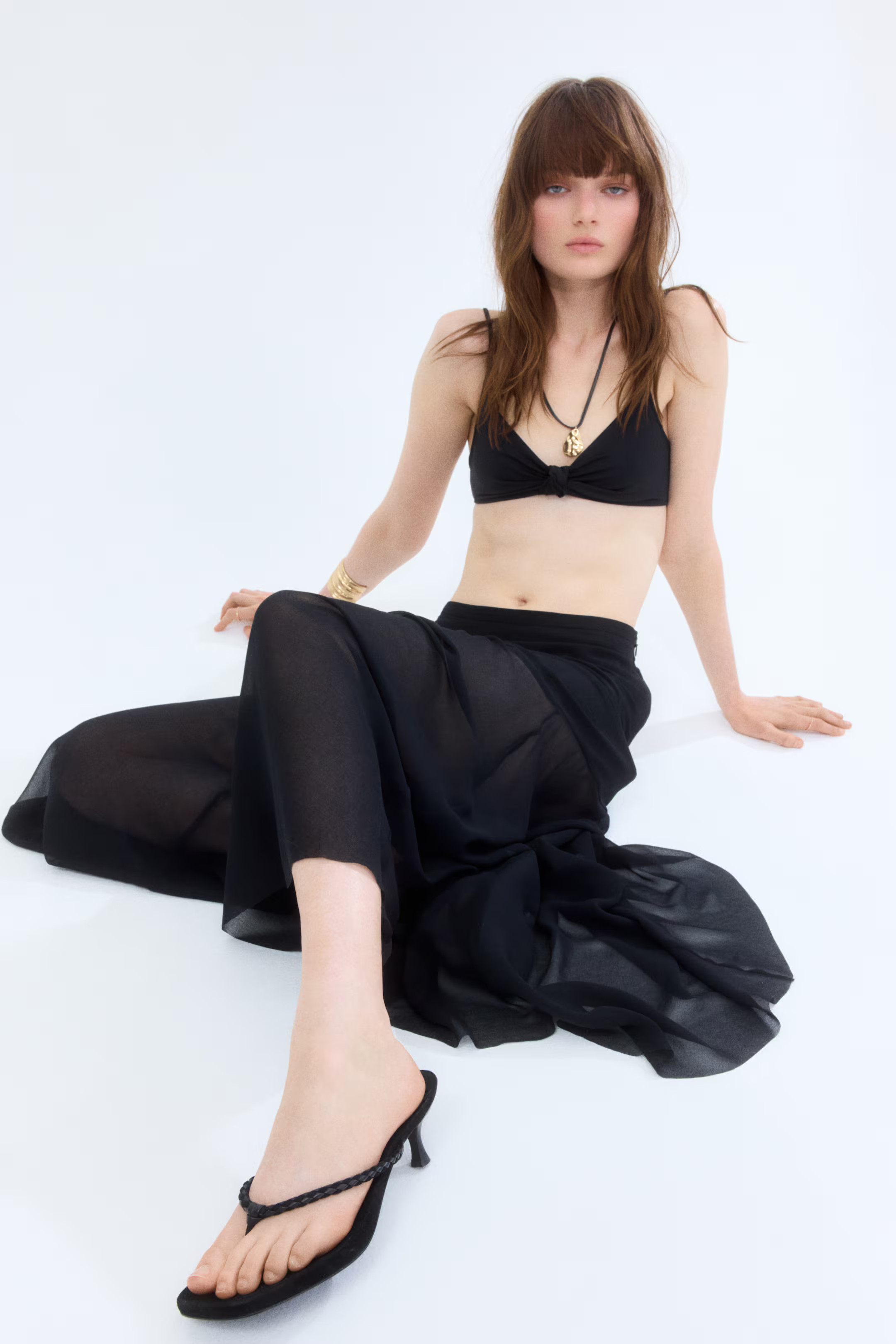 Heeled suede sandals | H&M (UK, MY, IN, SG, PH, TW, HK)