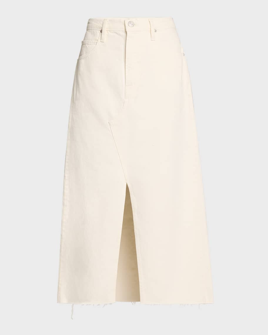 FRAME The Midaxi Denim Skirt | Neiman Marcus