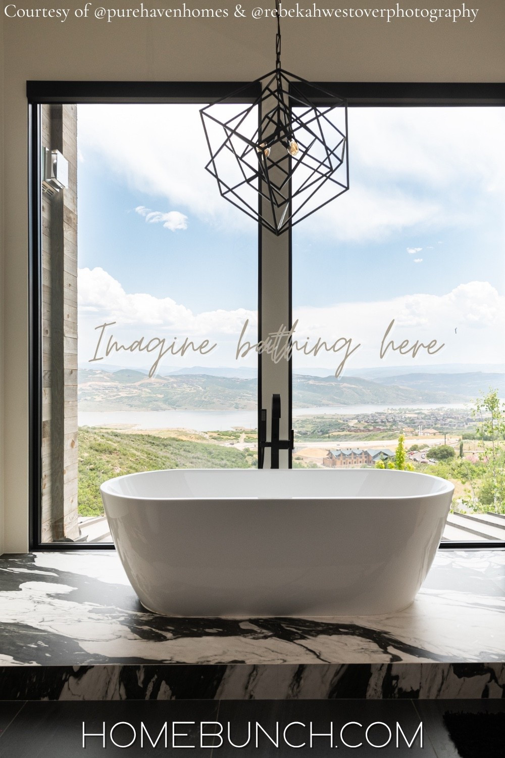 Imagine ending your day here… 🤍

A freestanding tub with a view like this turns a bathroom into a true retreat.

Find similar pieces 👇



Builder: @purehavenhomes 

Photography: @rebekahwestoverphotography.

See the full house tour:
https://www.homebunch.com/utah-organic-modern-home/

#LTKHome #LTKmorningroutine #LTKOver40