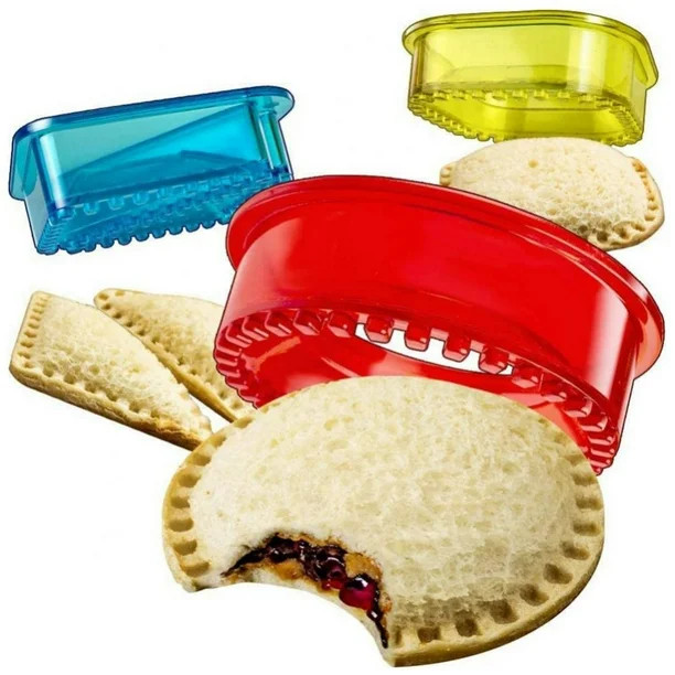 MOOSUP Sandwich Cutter and Sealer, Pack of 5 Uncrustables Sandwich Maker for Kids, Bread Sandwich... | Walmart (US)