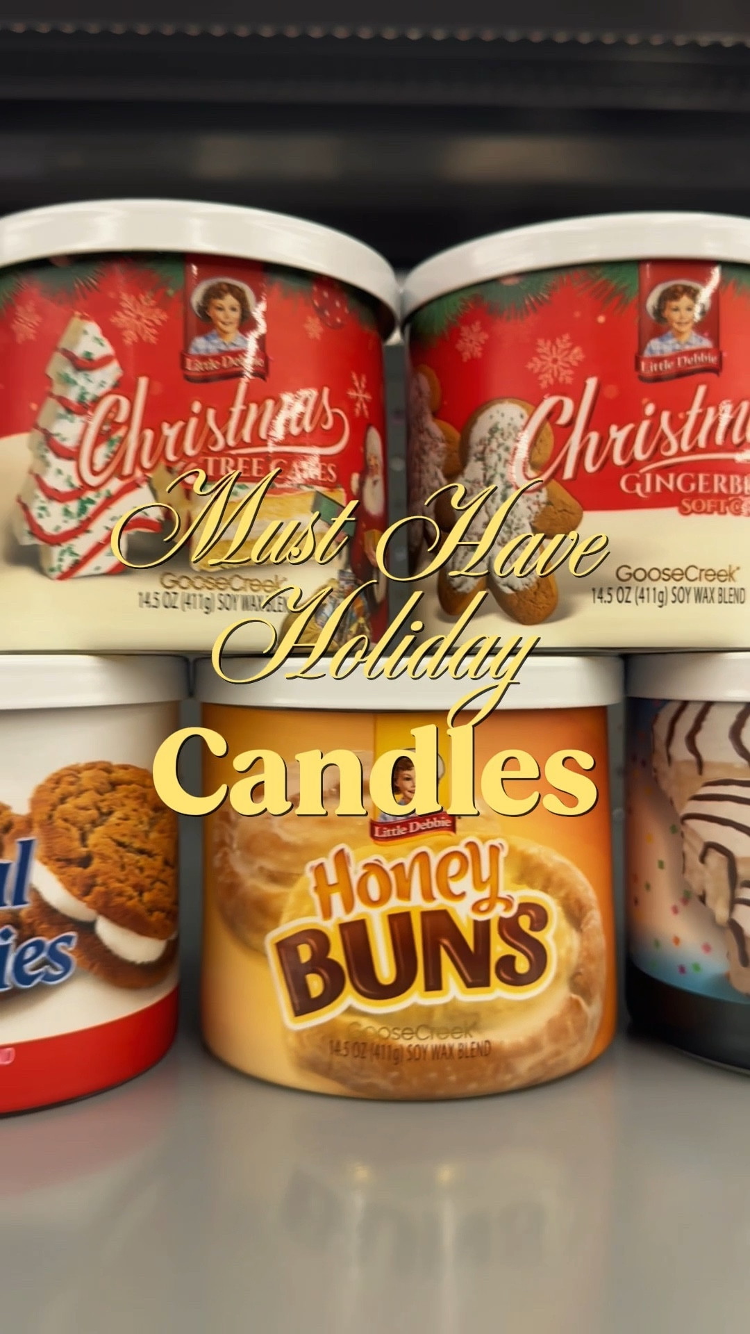 These candles smell so good! I actually purchased the Pillsbury candle and let me tell you, my house smells like a bakery! I’m definitely going back for the other ones. I can’t wait to try the little Debbie Christmas tree scented candle- that’s next on my list.

#LTKGiftGuide #LTKFindsUnder50 #LTKHoliday