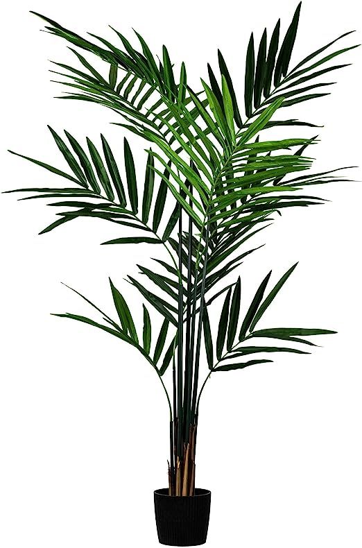 Vickerman Everyday Artificial Kentia Palm Tree 7 Foot Tall - Realistic Indoor Greenery Decor - Fa... | Amazon (US)