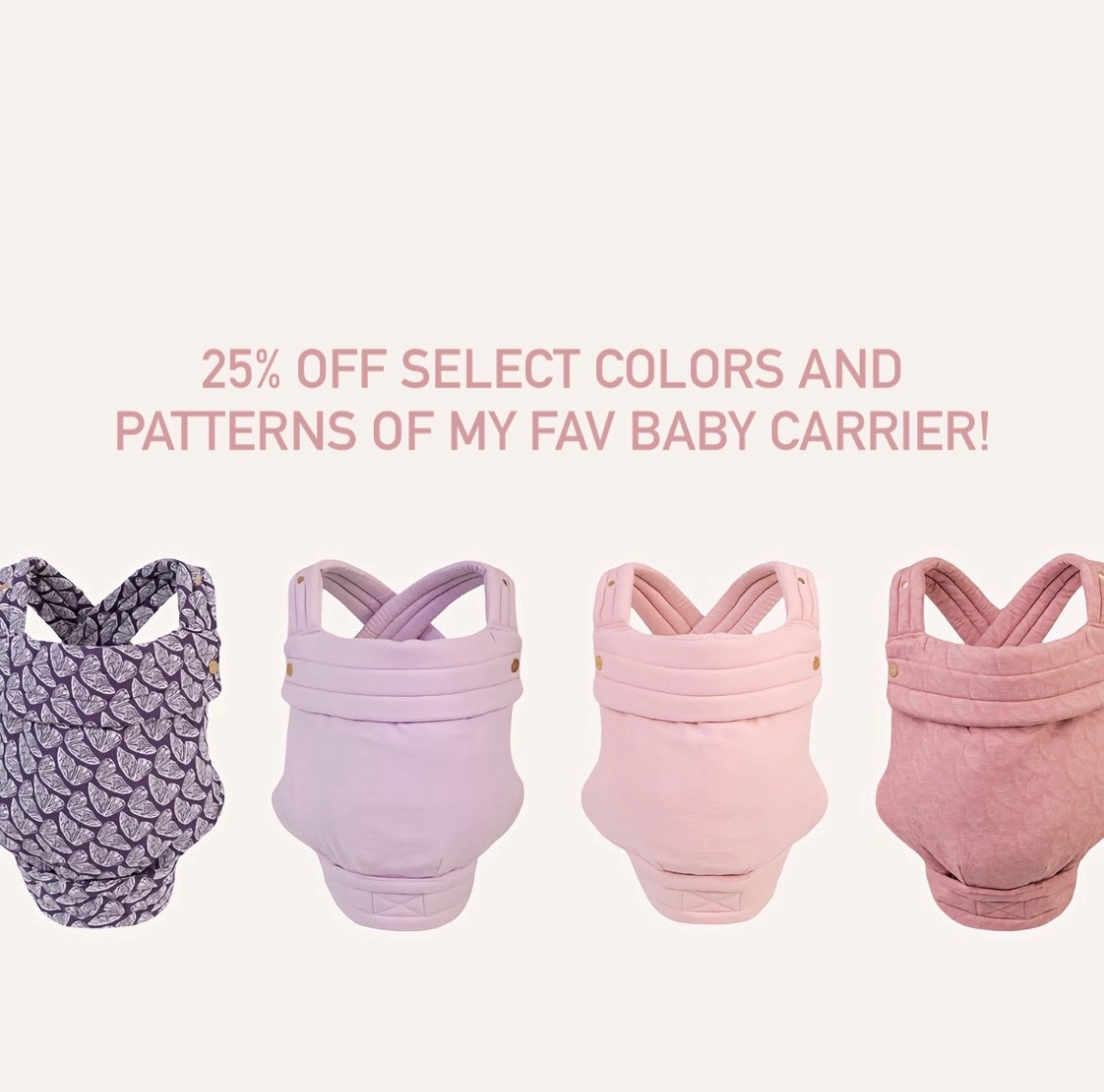 25% off select Mabe baby carriers for Valentine’s Day! My absolute favorite baby product!! Use code CARINAF for additional $ off! It stacks! 

Baby things, gifts for mom, new mom, baby, newborn essentials, 

#LTKBaby #LTKValentine #LTKmomlife