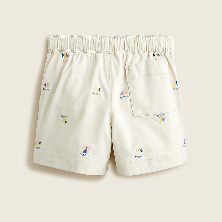 Boys' dock short with sailboats | J. Crew US