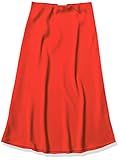The Drop Women's Maya Silky Slip Skirt, Red, XS | Amazon (US)