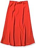 The Drop Women's Maya Silky Slip Skirt, Red, 3X, Plus Size | Amazon (US)