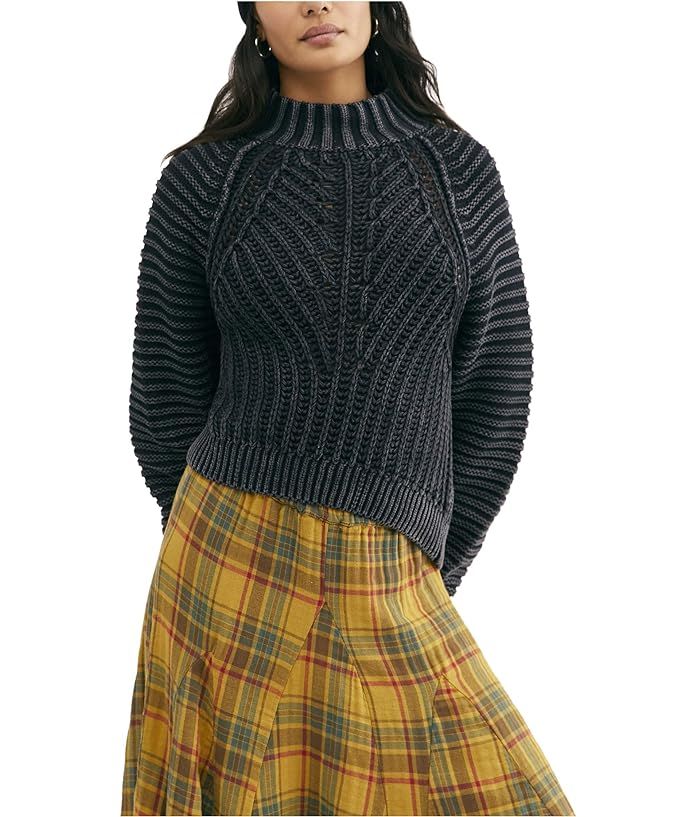 Free People Sweetheart Sweater (Black) Women's Clothing | Zappos
